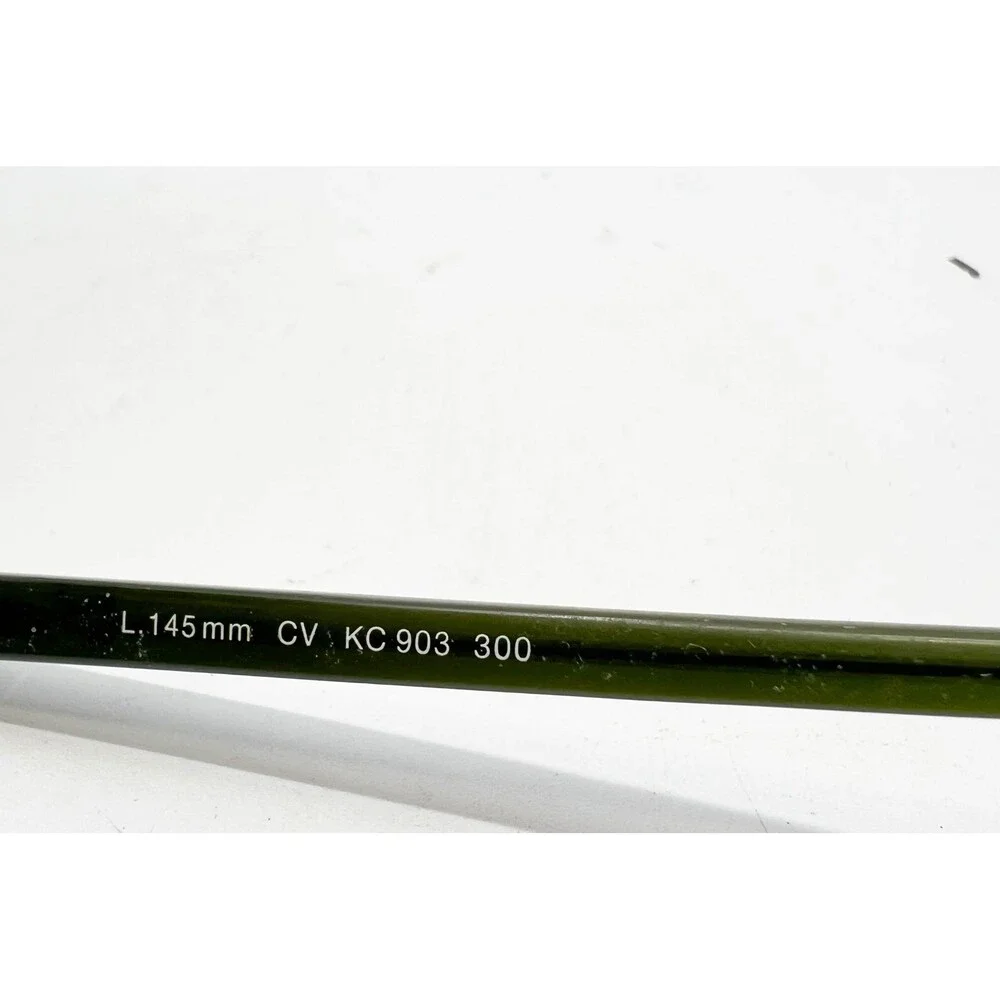 Kenneth Cole Eyeglasses Mens Black Green KC 903 300 Rectangular L145mm 37773